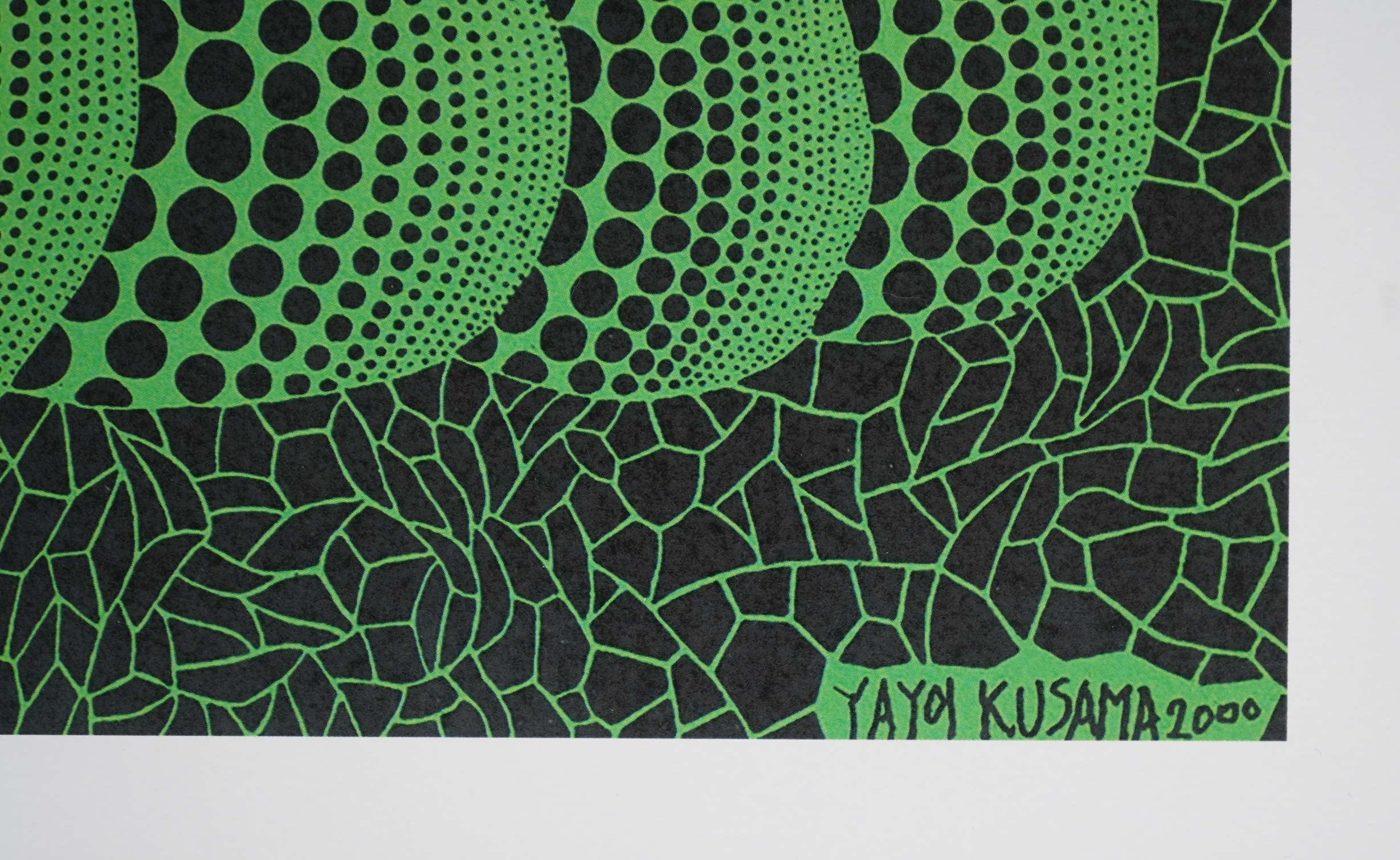Yayoi Kusama, Japanese b. 1929, 'Pumpkin 2000 (Green)'